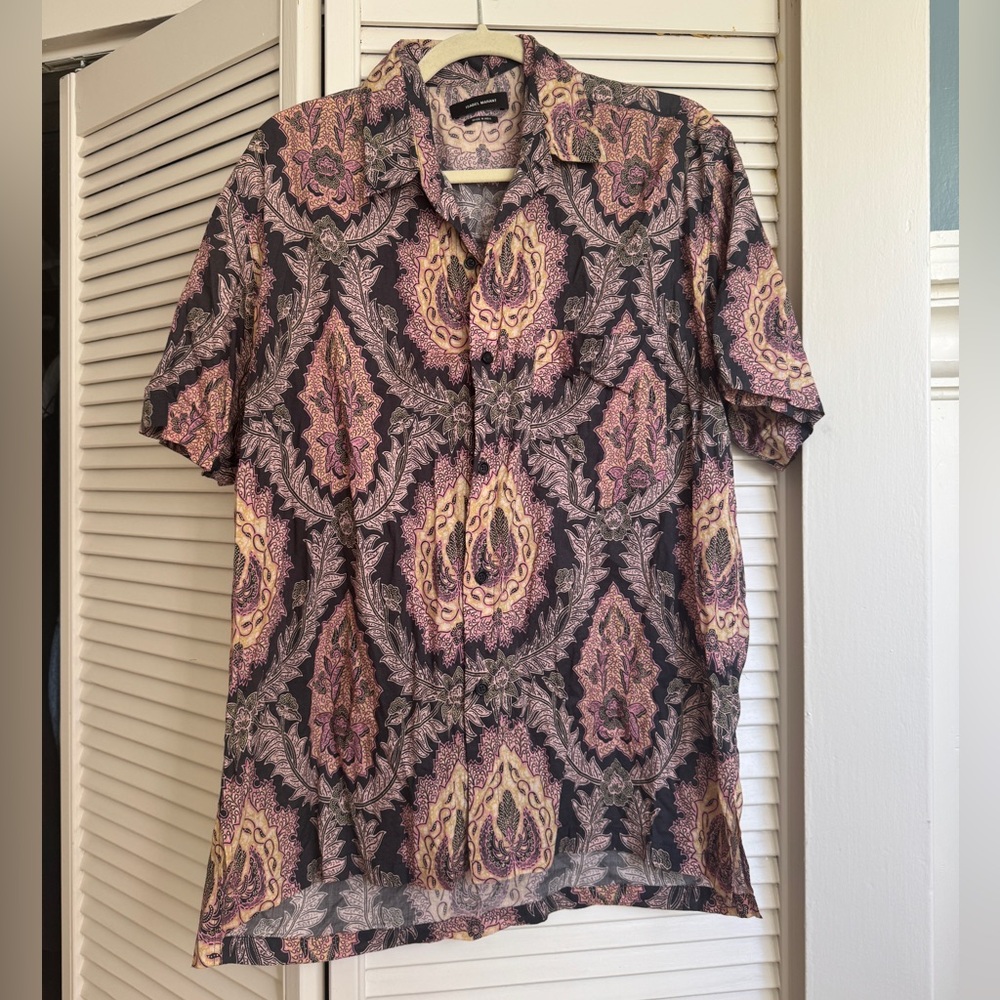 Isabel Marant Multicolor Paisley Button Down Shirt